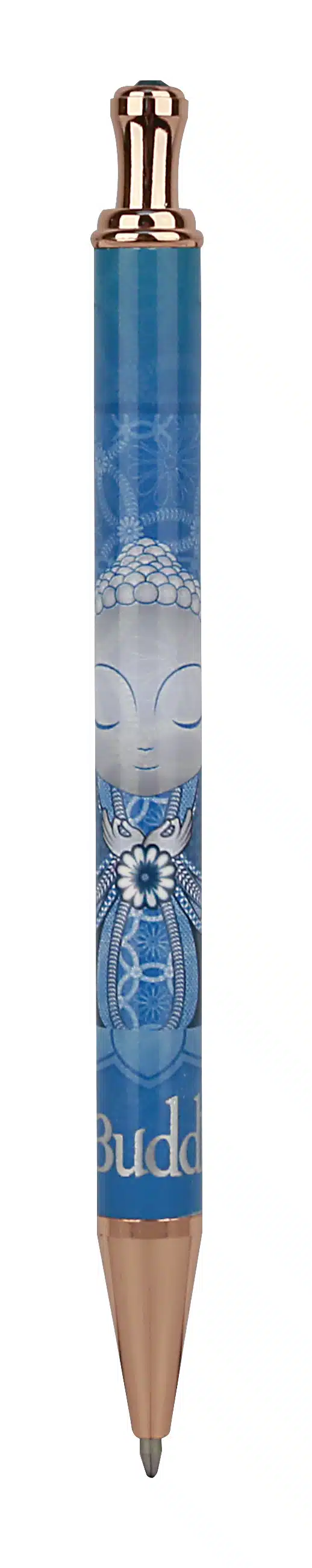 Blauer Stift - Kleiner Buddha - 14 cm – Bild 2