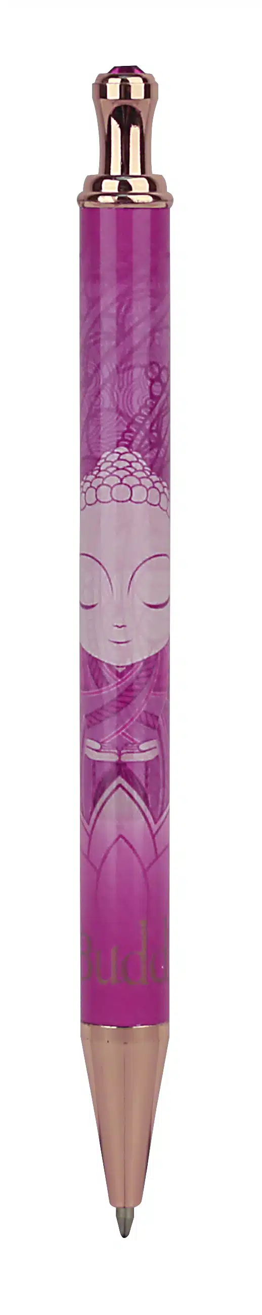 Pinker Stift - Kleiner Buddha - 14 cm – Bild 2