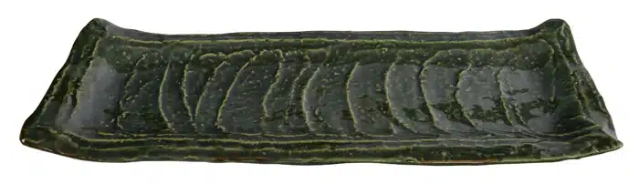 Schwarzer rechteckiger Teller - Große Teller - 41 x 13 x 4 cm – Bild 2
