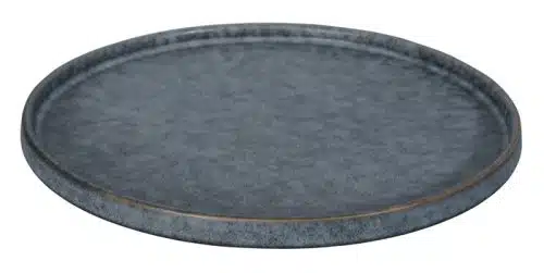 Tokyo Design Studio - Nezumi - Donkergrijs Ontbijtbord met Rand - 24.5 x 2.4cm