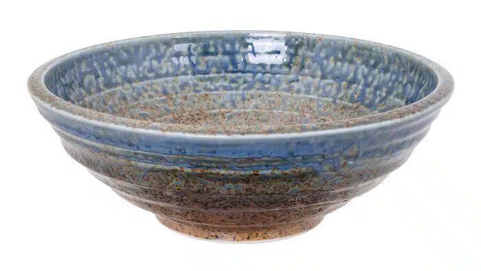 Blaue Schale - Minoyaki - 24 x 8,5 cm 1500 ml – Bild 2