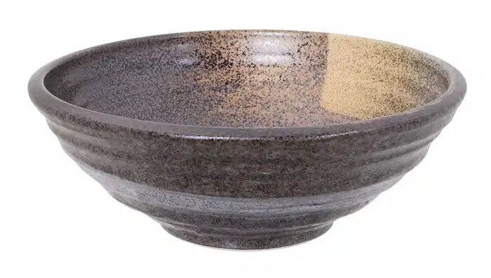 Braune Schüssel - Minoyaki - 24 x 8,5 cm 1500 ml – Bild 2