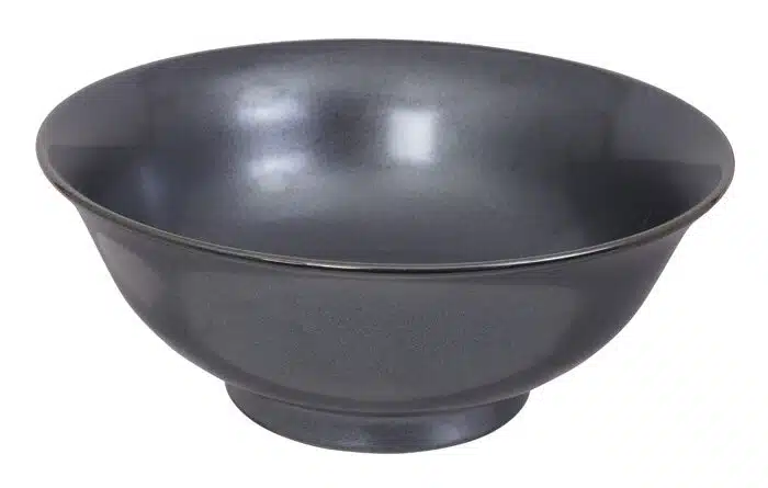 Matt-Schwarze Schüssel - Tetsu Kessho - 21 x 8,7 cm 460 ml – Bild 2