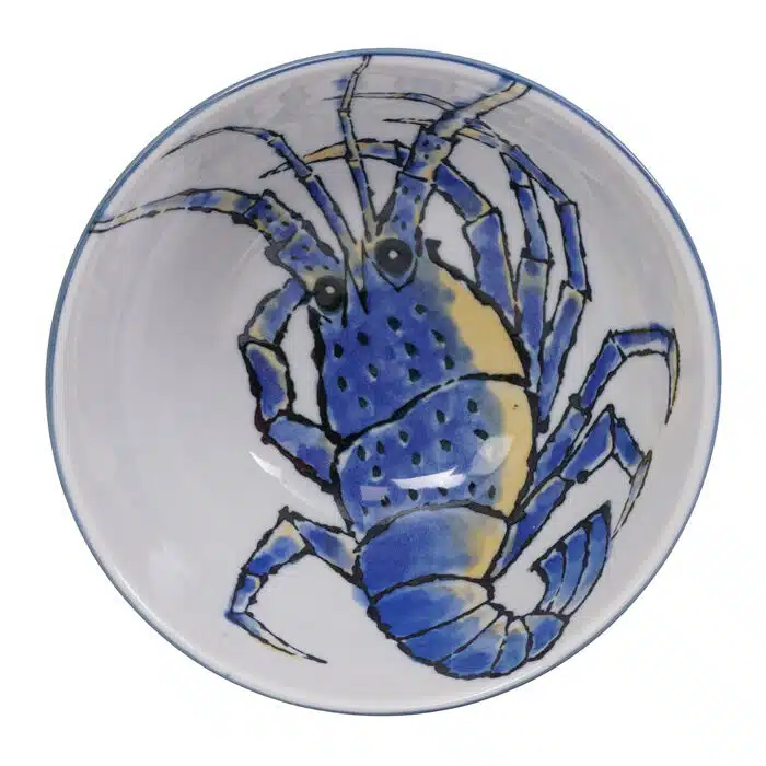 Blaue Schale - Seafood - 11,2 x 7,2 cm 250 ml – Bild 2