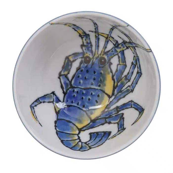 Blaue Schale - Seafood - 13,2 x 6,8 cm 500 ml – Bild 2