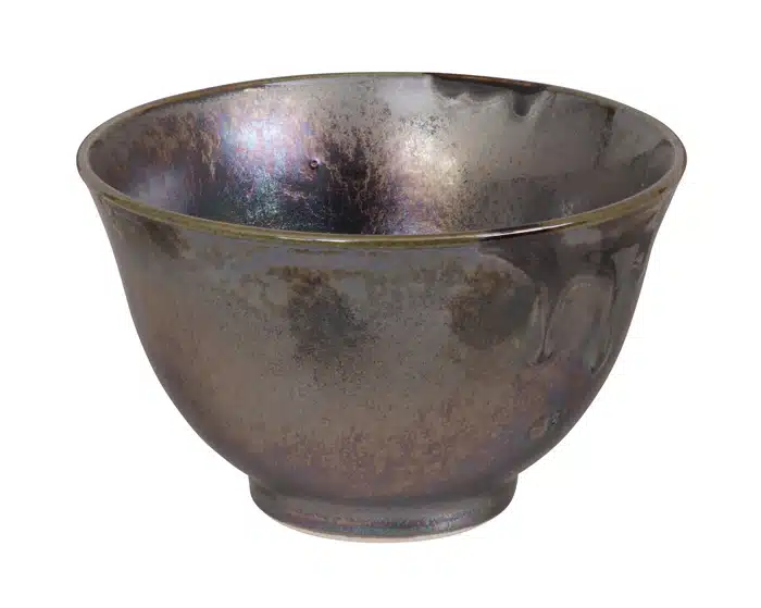 Braune handgemachte Teetasse - 9 x 5,4 cm – Bild 2