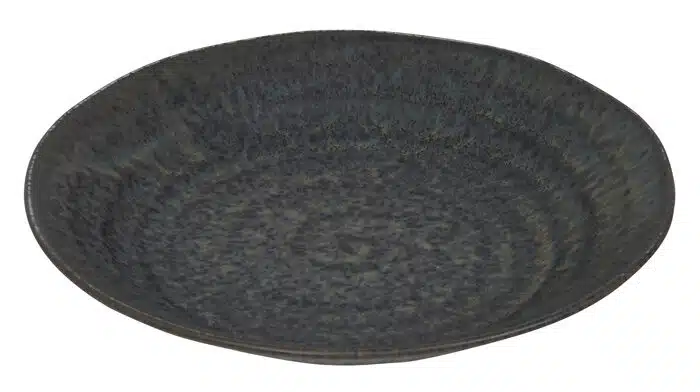 Matt-Schwarzer Teller - Onyx Noir - 25,3 x 4,5 cm 950 ml – Bild 2