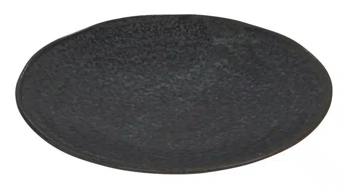 Matt-Schwarzer Teller - Onyx Noir - 25 x 3,7 cm – Bild 2
