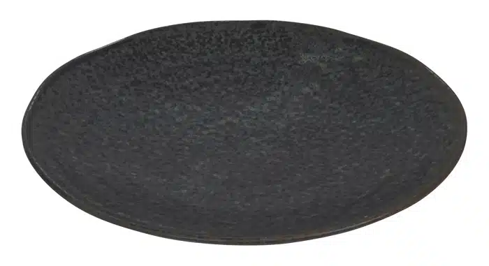 Matt-Schwarzer Teller - Onyx Noir - 25 x 3,7 cm – Bild 2