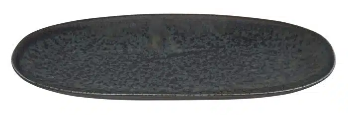 Matt-Schwarzer rechteckiger Teller - Onyx Noir - 28,5 x 14 x 2,5 cm – Bild 2
