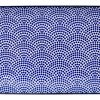 Blau / Weißer rechteckige Teller Punkte - Nippon Blau - 21 x 13,5 cm – Bild 2
