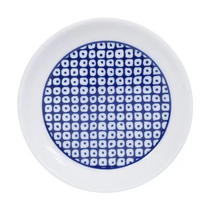 Blau / Weiße Teespitze Regentropfen - Nippon Blau - 9 x 1,5 cm – Bild 2