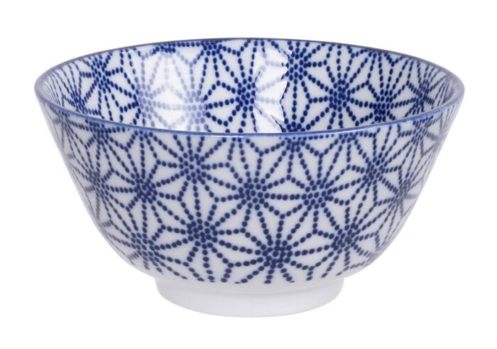 Blau / Weiß Schüssel Stern - Nippon Blau - 12 x 6,4 cm 300 ml – Bild 2