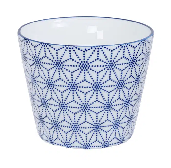 Blau / Weiße Espressotasse Stern - Nippon Blau - 8,3 x 6,5 cm 180ml – Bild 2