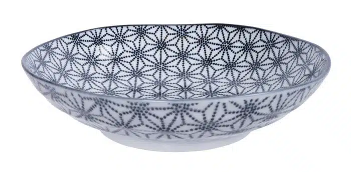 Schwarz / Weißer Teller Stern - Nippon Schwarz - 21 x 5,2 cm – Bild 2