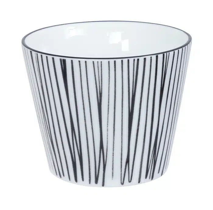 Schwarz / Weiße Espressotasse - Nippon Schwarz - 8,3 x 6,5 cm 180 ml – Bild 2