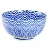 Blau / Weiße Schüssel Wellen - Nippon Blau - 13,2 x 7,4 cm 450 ml – Bild 2