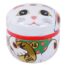 Lucky Cats - Wit Roestvrij stalen Theeblik - 8.6 x 8.4cm 100gr