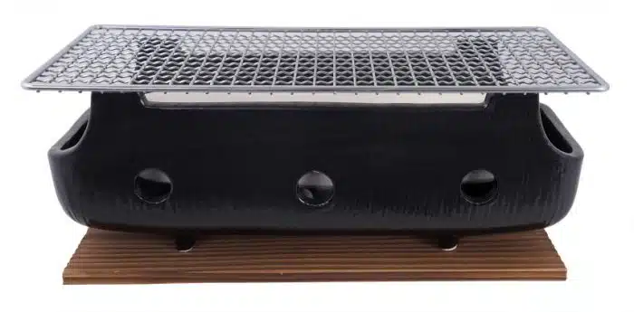 Konro Grill mit Netz - 32 x 14 x 11,5 cm – Bild 2