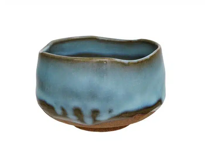 Blaue Schale - Matcha - 11,5 x 7,5 cm 500 ml – Bild 2