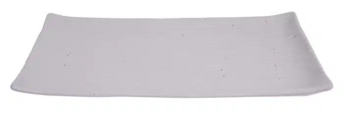 Weißer rechteckiger Servierteller - Große Teller - 23,8 x 15 cm – Bild 2