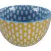 Tokyo Design Studio - Mixed Bowls - Geel/Blauwe Kom - 12.7 x 7 cm 500ml