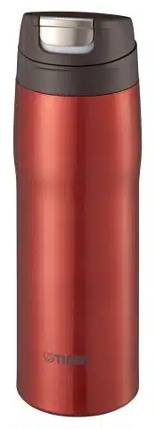 Rote Thermosflasche Tiger - 6,6 x 7,2 x 21,8 cm 480 ml – Bild 2