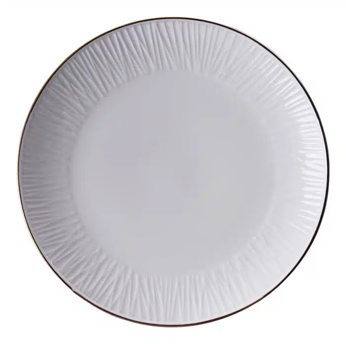 White / Goldener Teller Linien - Nippon Weiß - 19cm – Bild 2