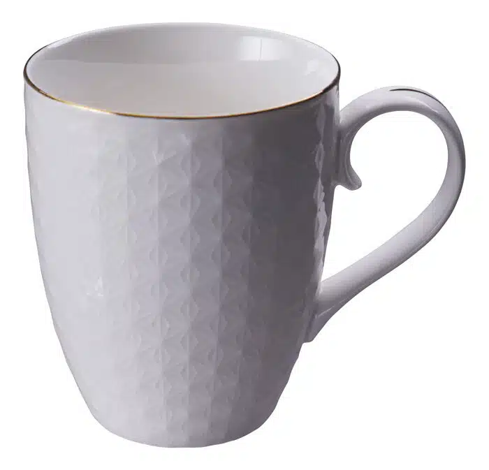 Weiß / Goldenes Becher Sterne - Nippon Weiß - 8,5 x 10,2 cm 380 ml – Bild 2
