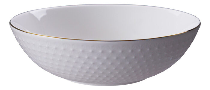 Weiß / Goldene Schale Sterne - Nippon Weiß - 23 x 6,5 cm 1300ml – Bild 2