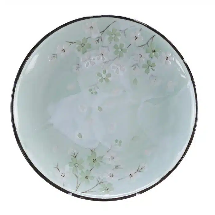 Minzgrüner Teller - Green Cosmos - 29 x 3,5 cm – Bild 2