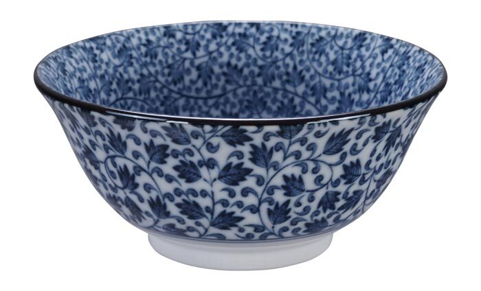 Blau / Weiße Schüssel - Gemischte Schalen - 15 x 7 cm 500 ml – Bild 2