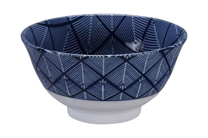 Blau / Weiße Schüssel - Gemischte Schalen - 13 x 7 cm 350 ml – Bild 2
