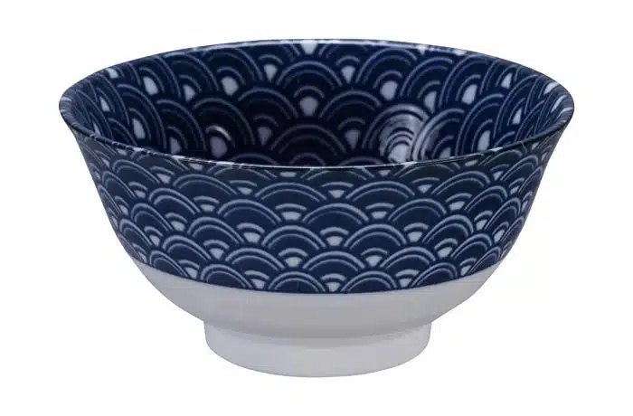 Blau / Weiße Schüssel - Gemischte Schalen - 13 x 7 cm 350 ml – Bild 2