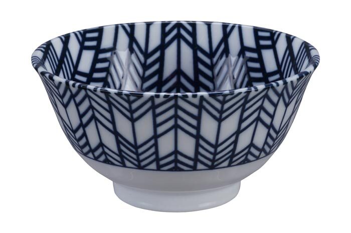 Blau / Weiße Schüssel - Gemischte Schalen - 13 x 7 cm 350 ml – Bild 2