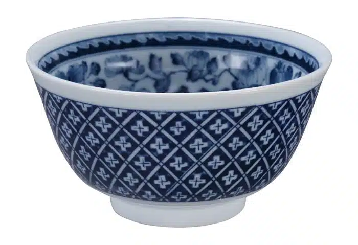 Blau / Weiße Schüssel - Gemischte Schalen - 12,7 x 6,8 cm 400 ml – Bild 2