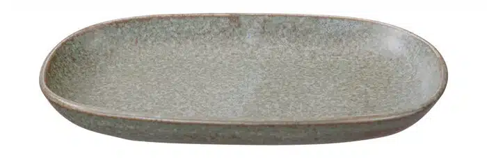 Grüner rechteckiger Teller - Vert Sauge - 19 x 13 x 2,4 cm – Bild 2