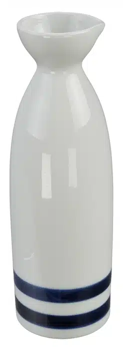Weiße Probe Sake Flasche - 5,6 x 17,3 cm 360 ml – Bild 2