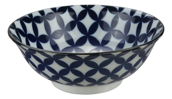 Blau / Weiße Schüssel - Gemischte Schalen - 20,3 x 8 cm 1000 ml – Bild 2