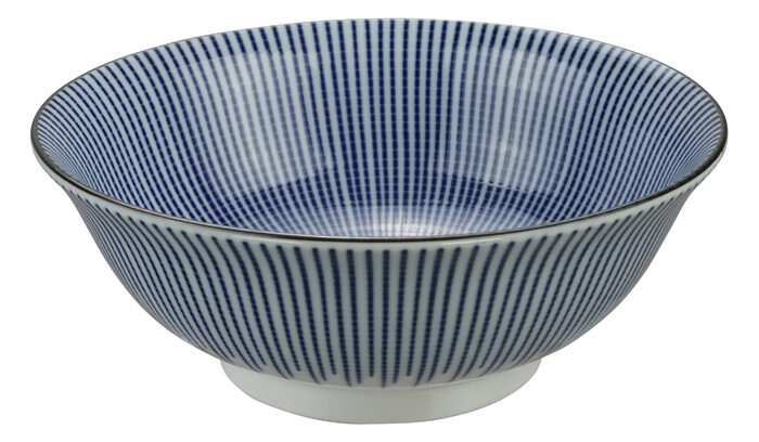 Blau / Weiße Schüssel - Gemischte Schalen - 20,3 x 8xm 1000ml – Bild 2