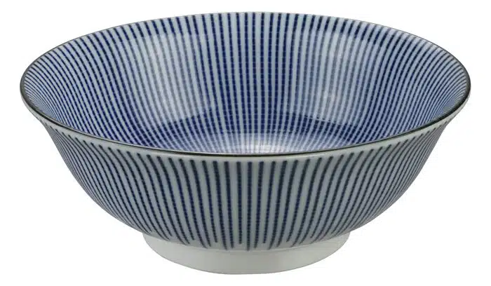Blau / Weiße Schüssel - Gemischte Schalen - 20,3 x 8xm 1000ml – Bild 2