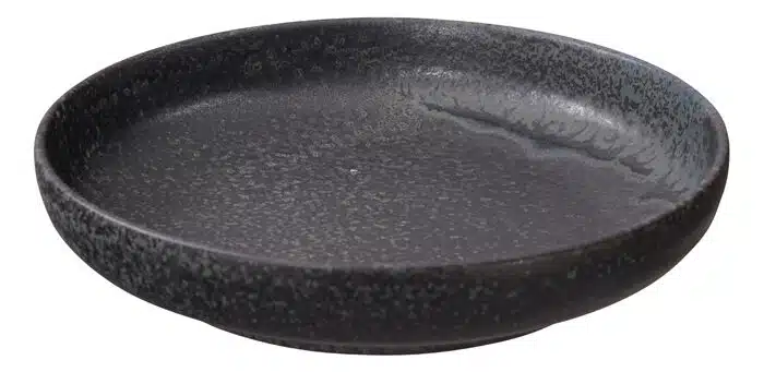 Matt-Schwarzer Teller - Onyx Noir - 20 x 4,2 cm – Bild 2