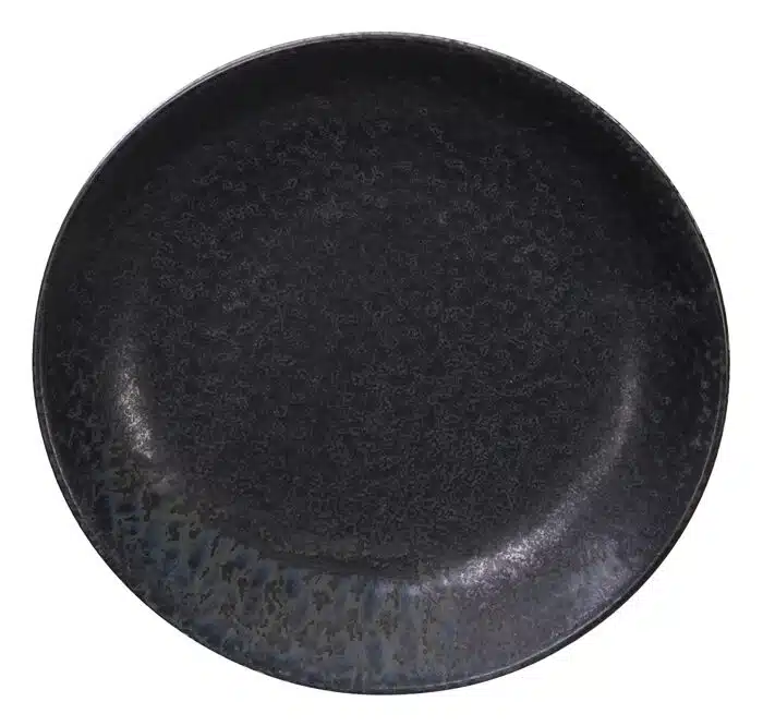 Matt-Schwarzer Teller - Onyx Noir - 16,5 x 2,5 cm – Bild 2