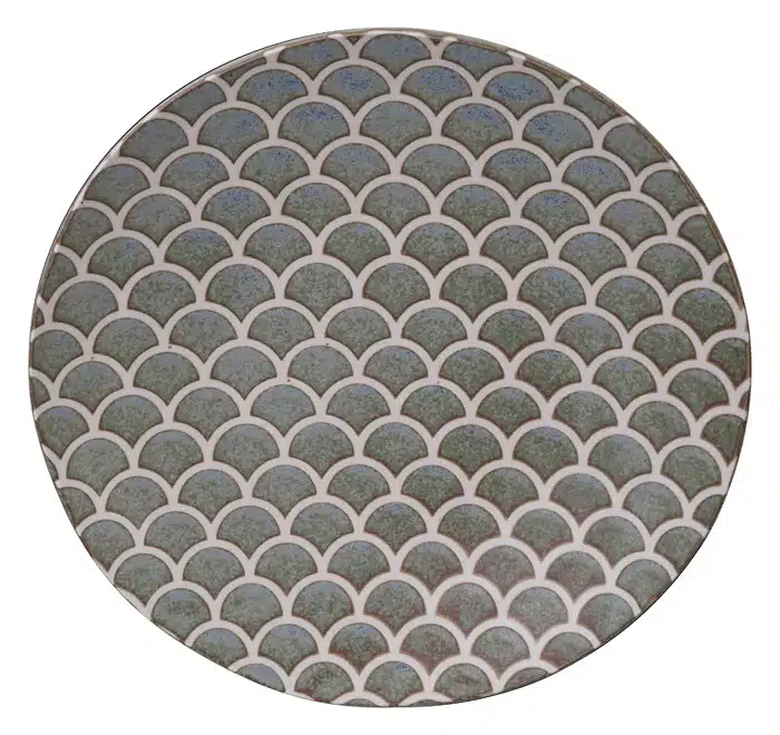 Grüner Teller - Vert Sauge - 25 x 3,7 cm – Bild 2