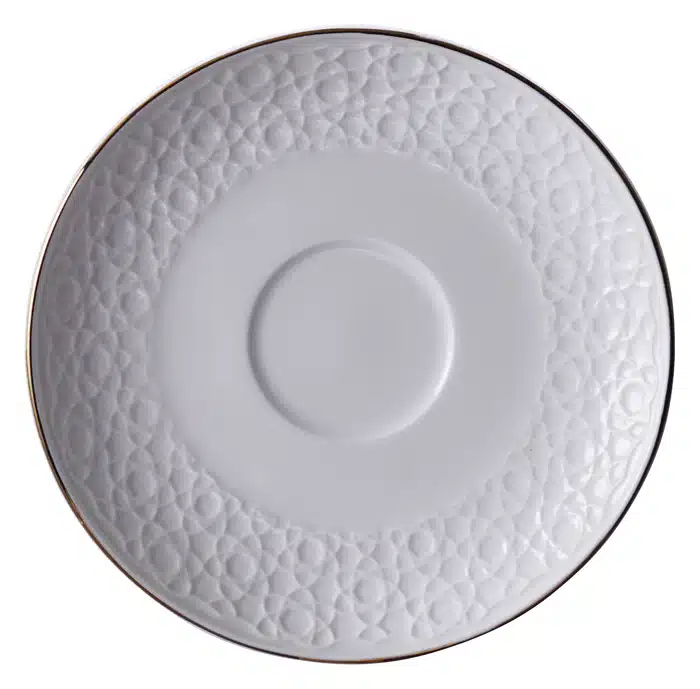 Weiß / Goldener Untersetzer Streifen - Nippon Weiß - 180ml – Bild 2