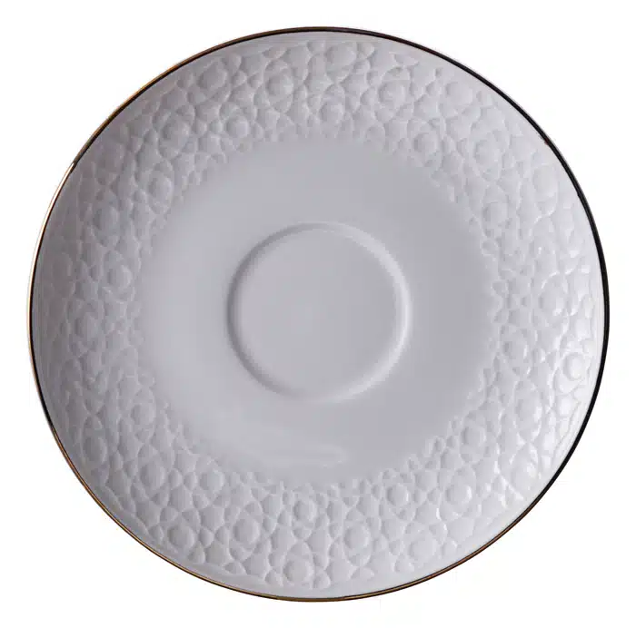 Weiß / Goldener Untersetzer Streifen - Nippon Weiß - 250ml – Bild 2