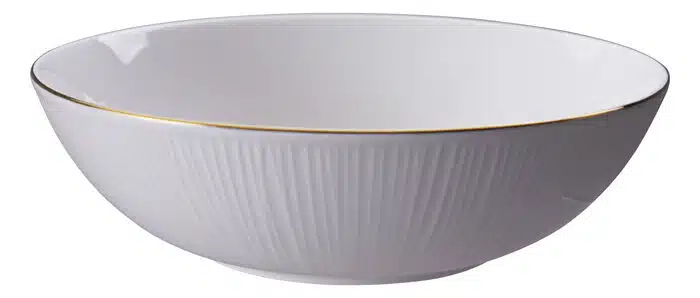 Tokyo Design Studio - Nippon White Schale - Linien - 21 x 6,3 cm 1100 ml – Bild 3