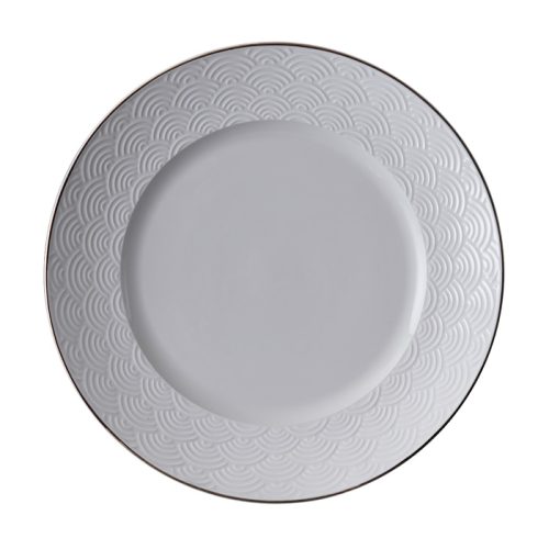 Tokyo Design Studio - Nippon White - Dinerbord - 27cm - Golven