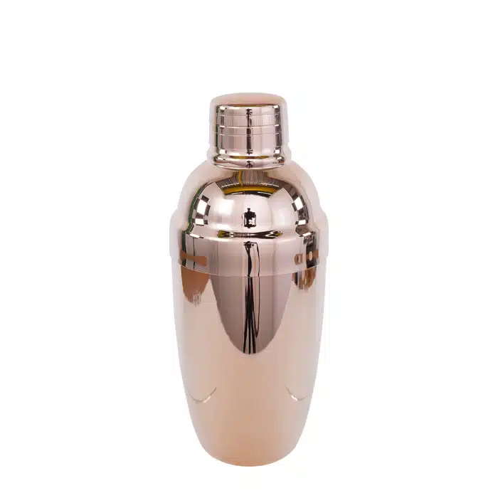 Cocktailshaker aus rosafarbenem Edelstahl - 530ml – Bild 2