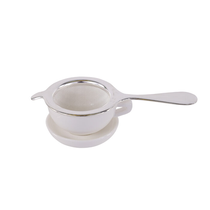 Silbernes Sieb - 14,5 x 6,5 x 4 cm – Bild 2